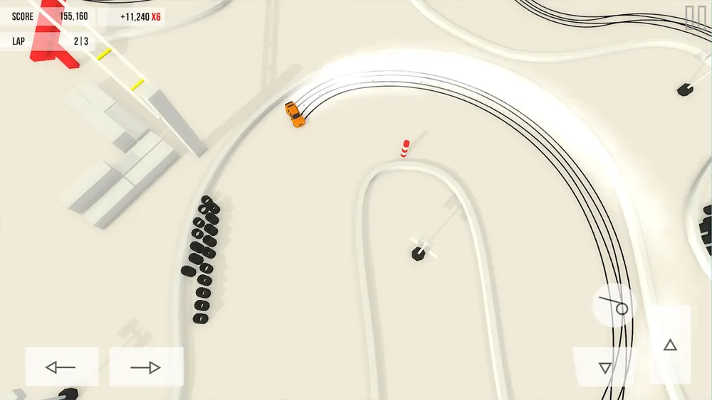 In-game screenshot from Absolute Drift: Zen Edition, via Google Play.