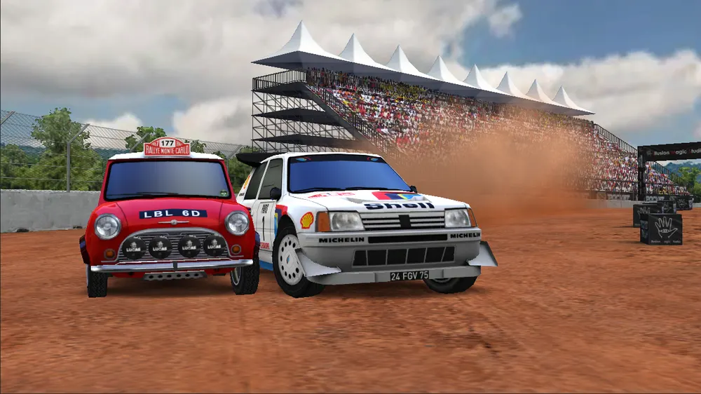 In-game screenshot from Pocket Rally, via Google Play.