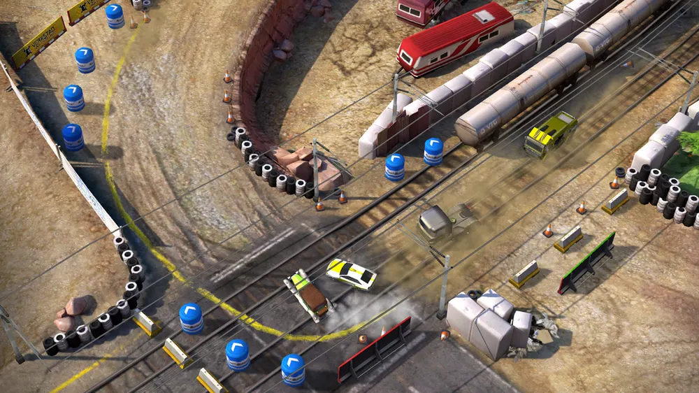 In-game screenshot from Reckless Racing 3, via Google Play.