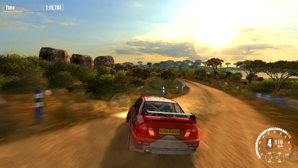In-game screenshot from Rush Rally 3, via Google Play.
