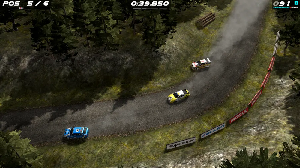 In-game screenshot from Rush Rally Origins, via Google Play.